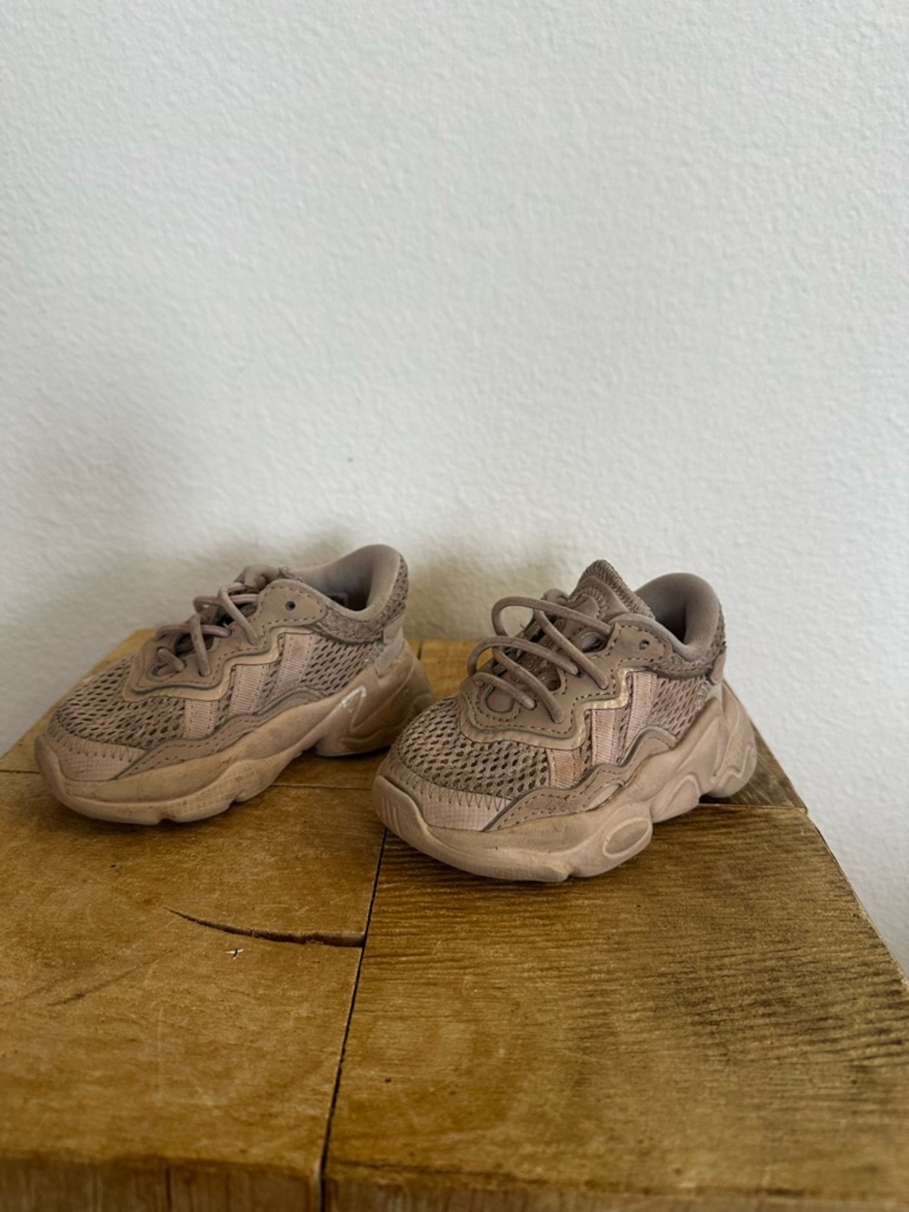 adidas Kids Tan Mesh Chunky Sneakers
